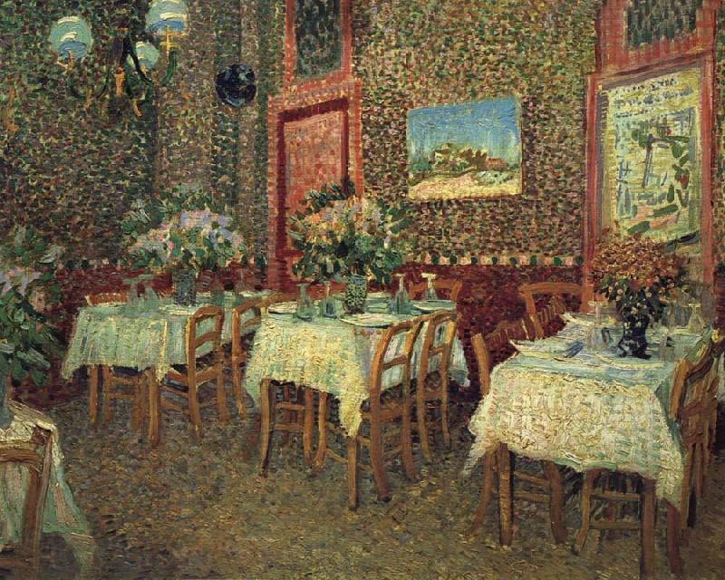 Vincent Van Gogh L-Interieur d un Restaurant Germany oil painting art